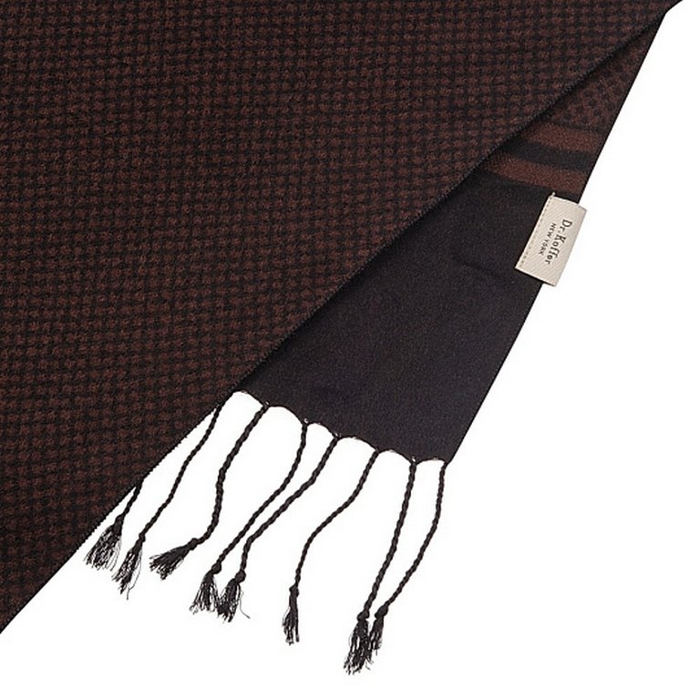 Шарф мужской Dr.Koffer 30x192 см, 50% шелк, 50% вискоза