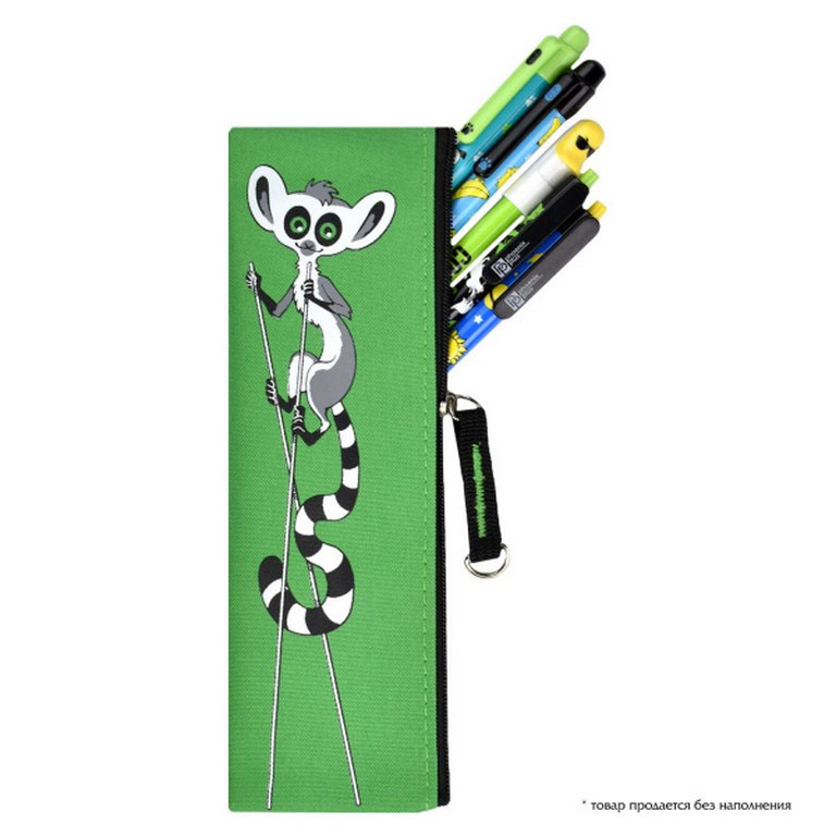 Пенал  универсальный  Феникс + "Лемур" 200*60 мм (полиэстер)