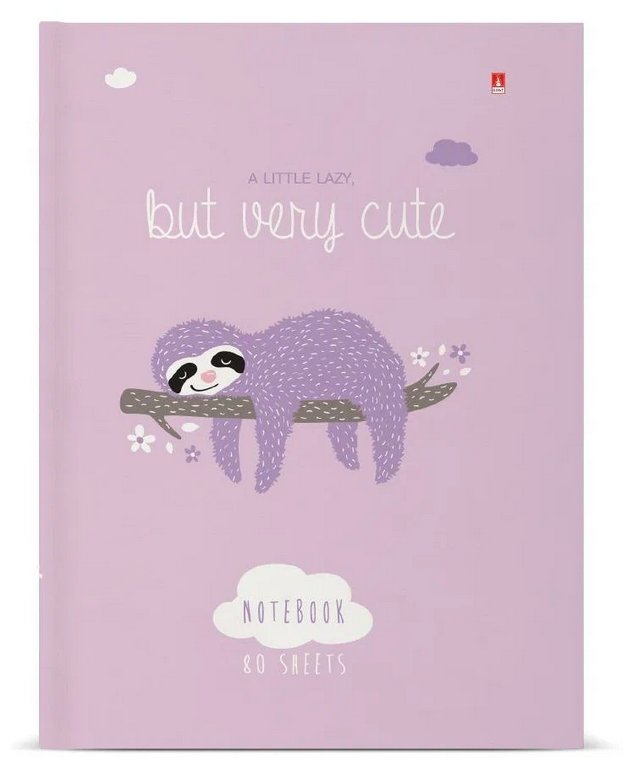 Бизнес-блокнот А6  80л., 105*148 мм,  Альт "КАРИБСКИЙ ЛЕНИВЕЦ"