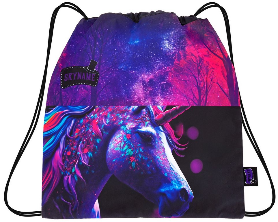 Сумка для обуви для девочки 45*40 см SkyName "Единорог"