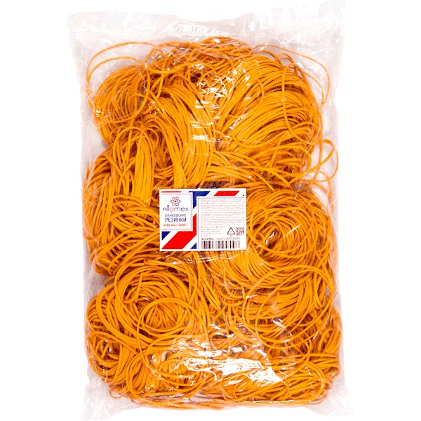 Резинки для денег 1000 гр. 60мм. Attomex, нат. цвет