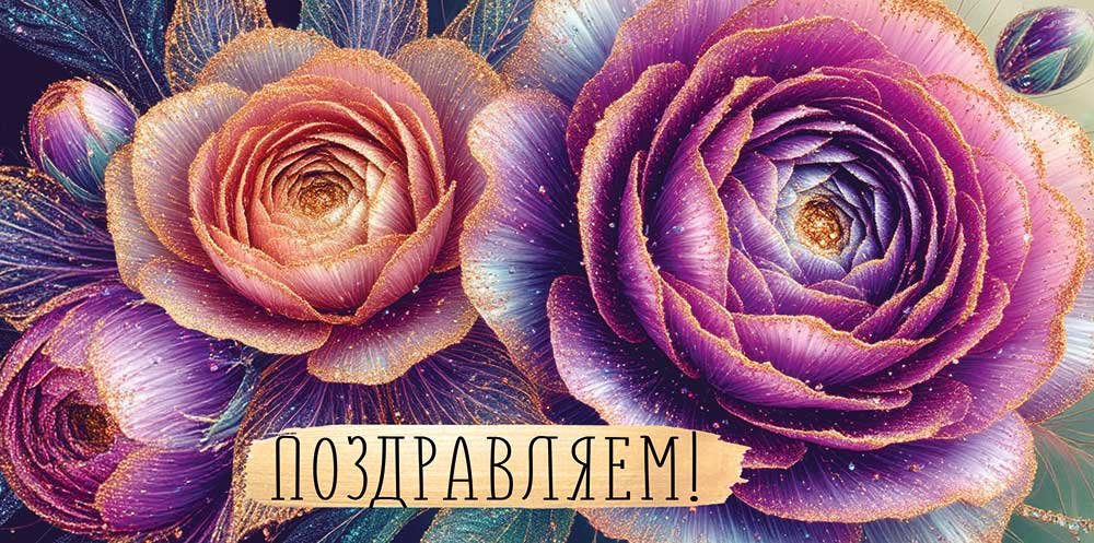 Конверт (для денег) "Поздравляем!"