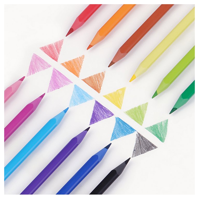 Набор карандашей  12 цв.  пласт. корпус Мульти-Пульти "Кот на крыше"