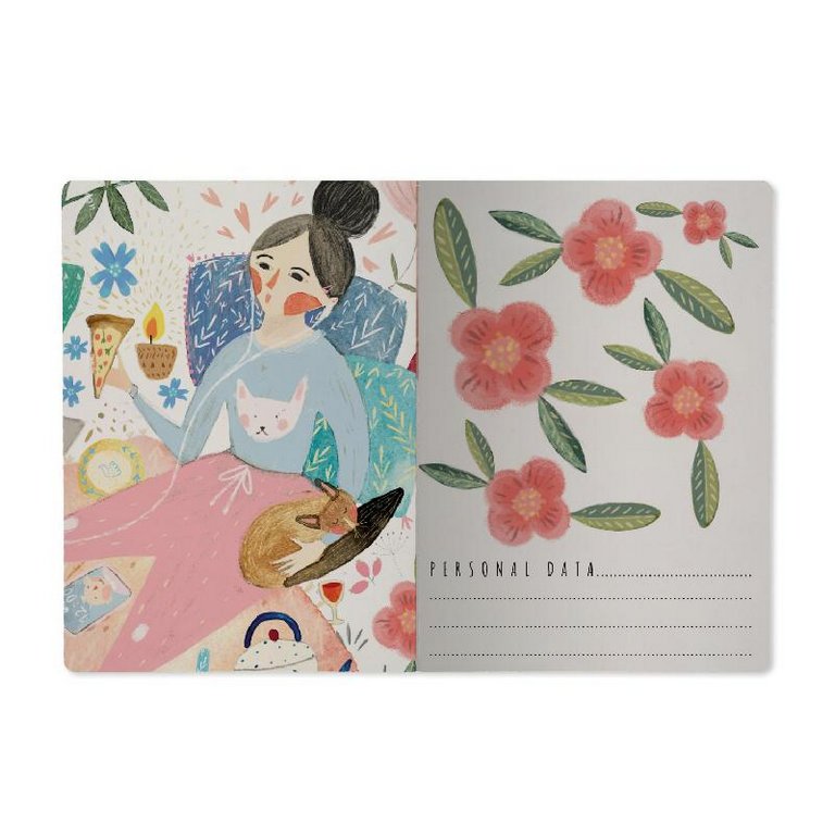 Тетрадь 60 лист без лин. А5+ на сшивке МИКС 5 ДИЗАЙНОВ