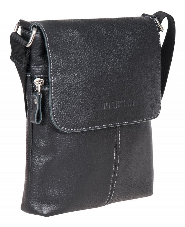 Планшет Franchesco Mariscotti 18*21*4см натур. кожа, черный