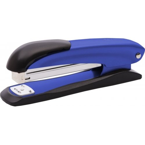 Степлер 24/6 до 30л металлический, Lamark Ulrich, синий с антистеплером