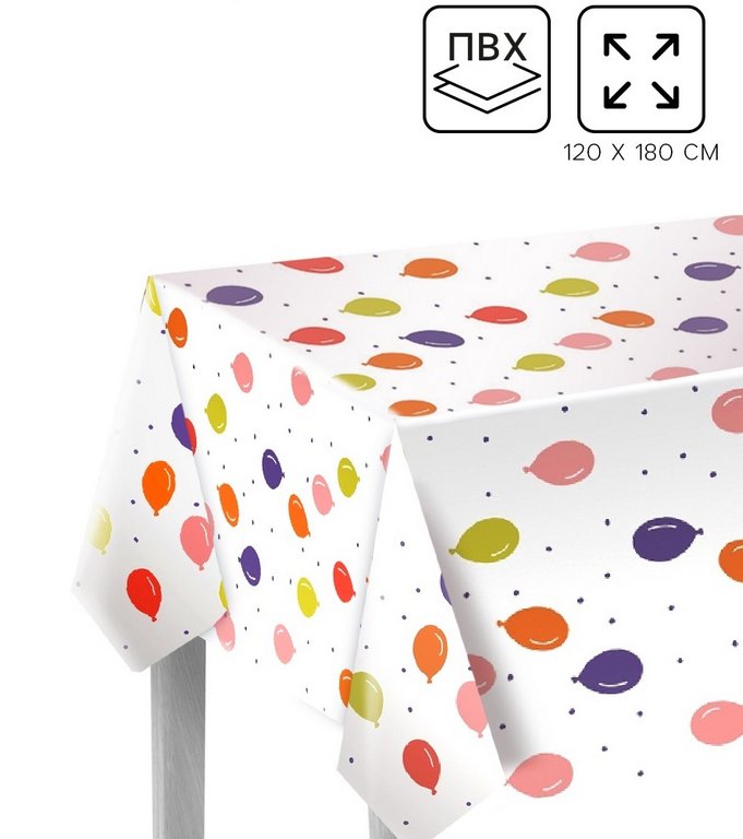 Скатерть 1200*1800 "Шарики"
