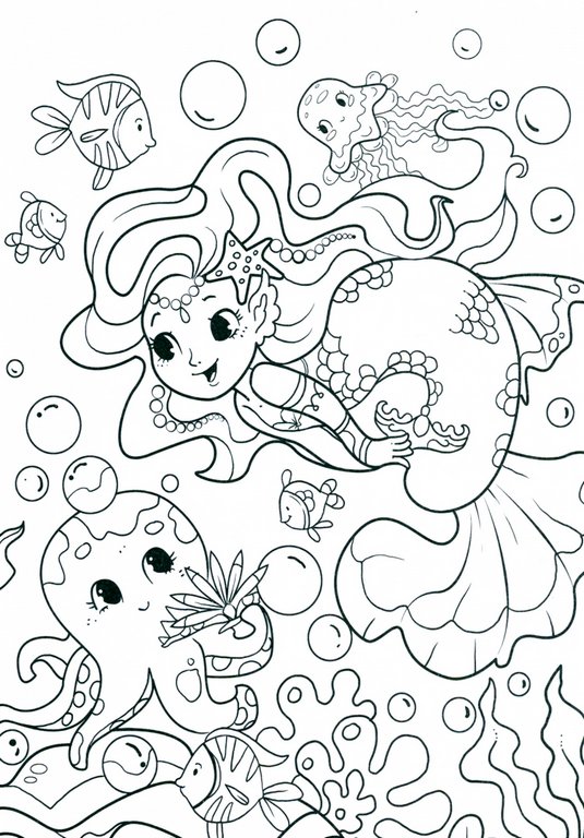 Раскраска А4 "Для девочек" 16 стр ПРОФ-пресс Раскраска А4 "Для девочек" 16 стр ПРОФ-пресс