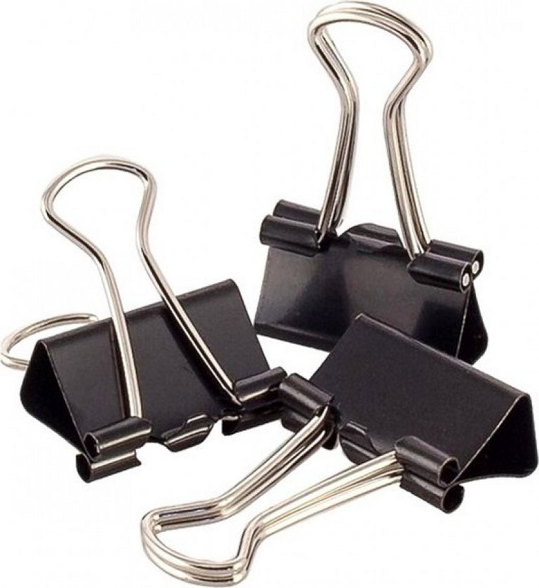 Зажим для бумаг 25 мм черный