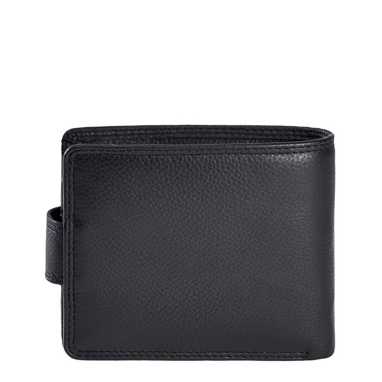 Портмоне Dr.Koffer 11*9,5см, нат. кожа, черный