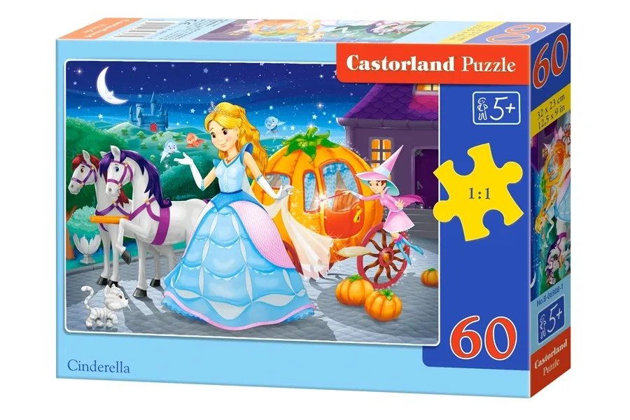 Пазлы MIDI  60 дет. "Золушка" Castor Land 5+