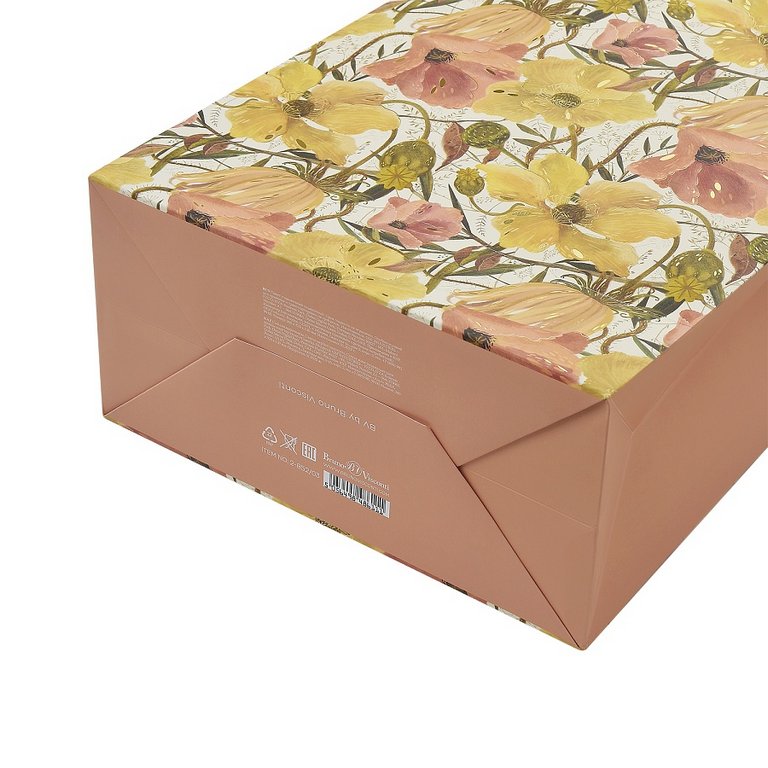 Пакет бумажный 26*32,4см матовый "Flora. Цветочная страсть" BrunoVisconti