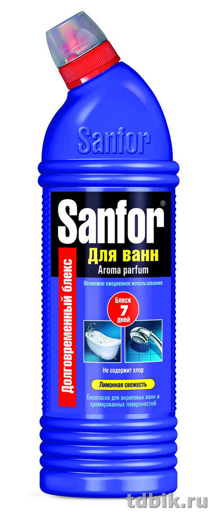 Средство для мытья ванной (д/акриловой) Санфор 750 мл