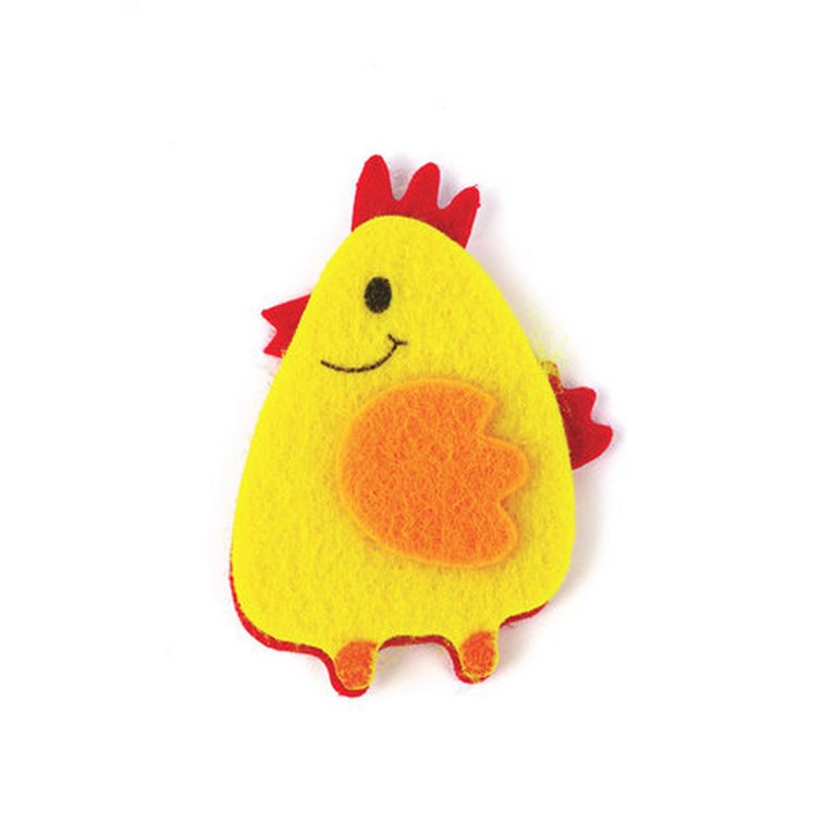 Наклейки из фетра "Цыплята" 5шт/уп. ОСТРОВ СОКРОВИЩ