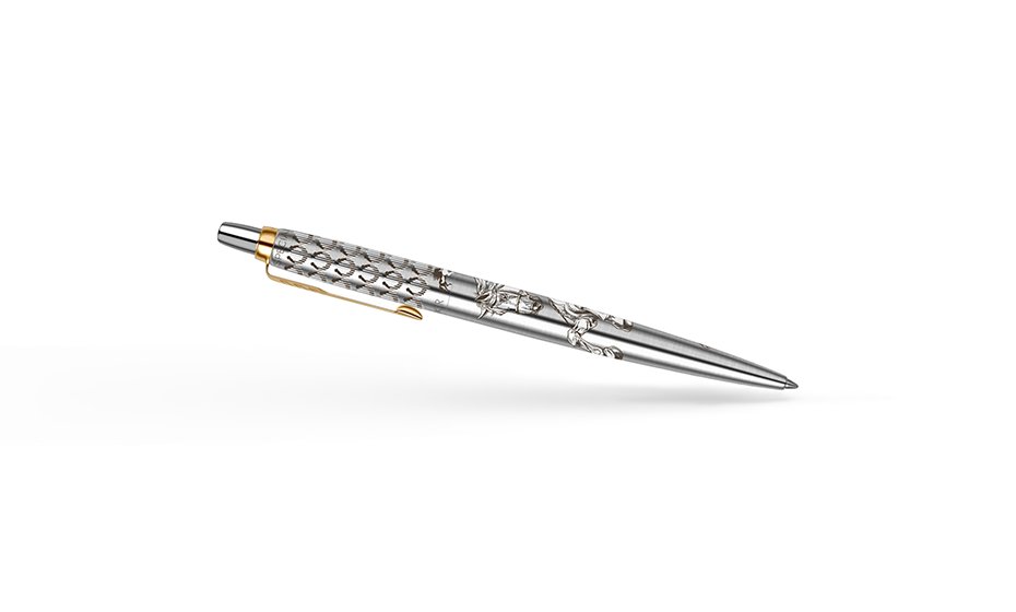 Ручка шариковая Parker Jotter SE Horse SS GT синяя, 1,0мм