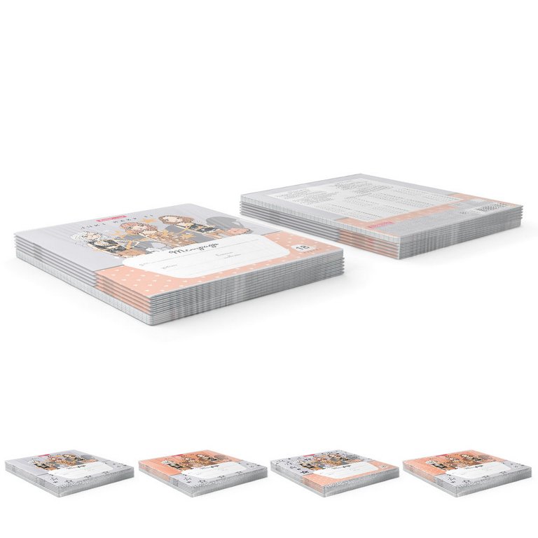 Тетрадь 18 лист кл. А5 "Top Models"  ассорти