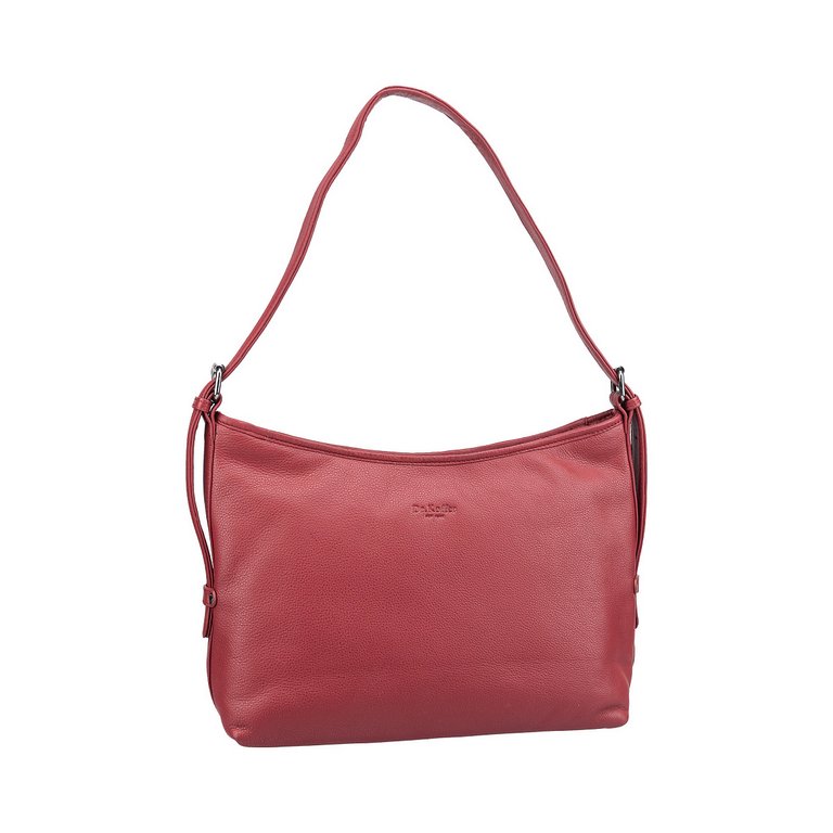 Сумка женская Dr.Koffer 32х23х12см см, нат.кожа бордовая