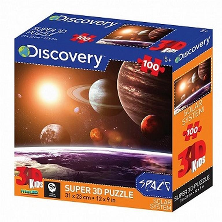Пазл 3D картинка 100 дет. "В Космосе" 5+ Prime 3D