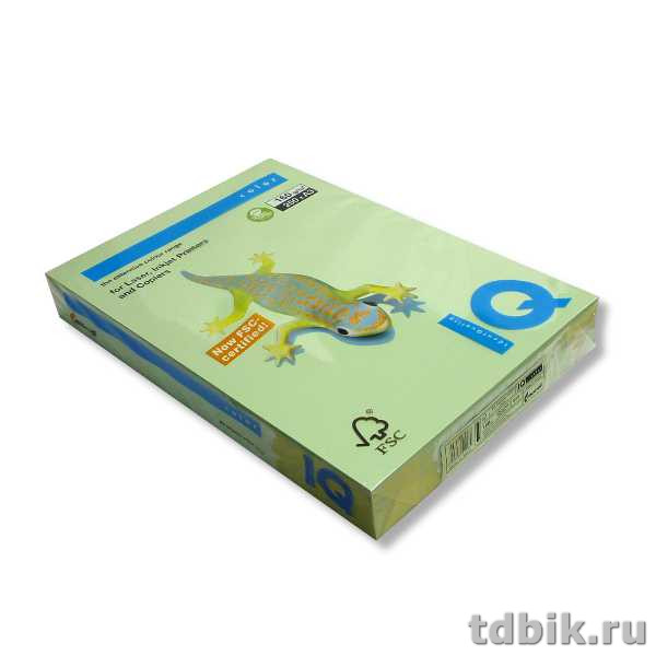Бумага IQ pale 80 А4 27, 100 лист/уп, светло-зеленый