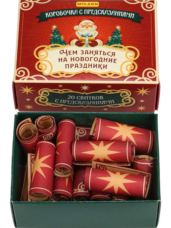 Новогодние предсказания "Чем заняться на новогодние праздники"