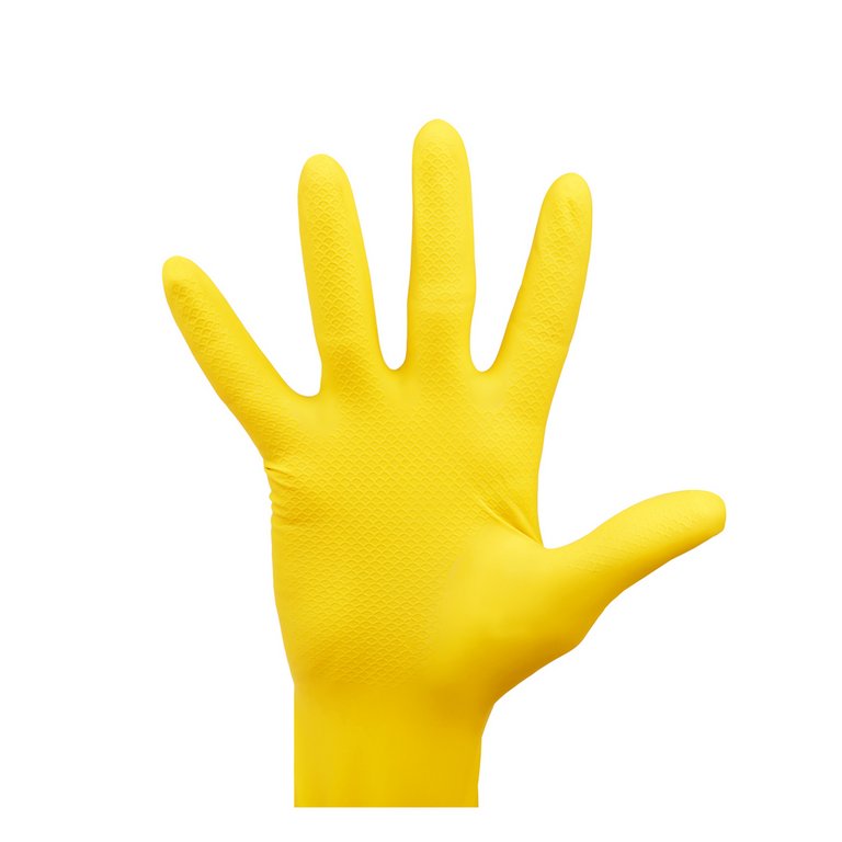 Перчатки латексные с хлопк. напылением, супер прочные OfficeClean, M