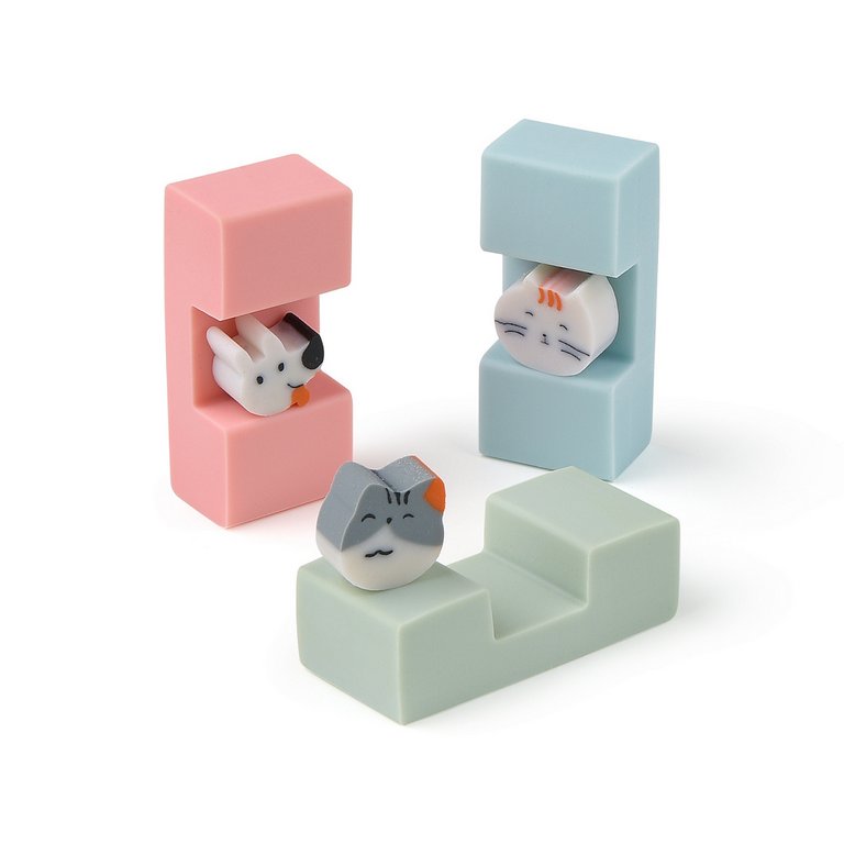 Ластик Bruno Visconti "Meow", 3 цвета