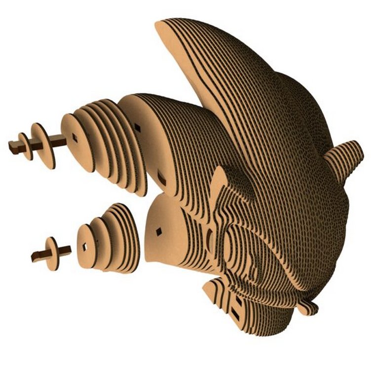 Сборная модель из гофрокартона "Соник" h=16см, 208 дет., 6+, 5cult