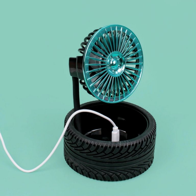 Вентилятор настольный USB "Колесо" 1.5 W, 9,5 см.