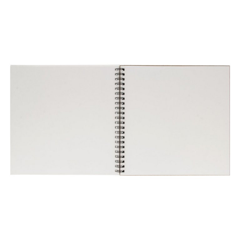 Скетчбук 195*195 мм, 40л. гребень "ОТПУСК У МОРЯ" белая маркерная бумага 110 г/м2