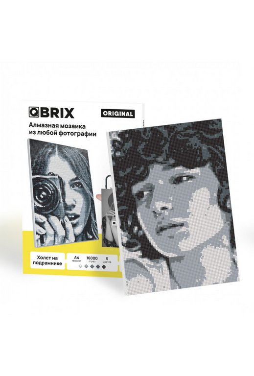 Алмазная фото-мозаика  А4 на подрамнике QBRIX ORIGINAL