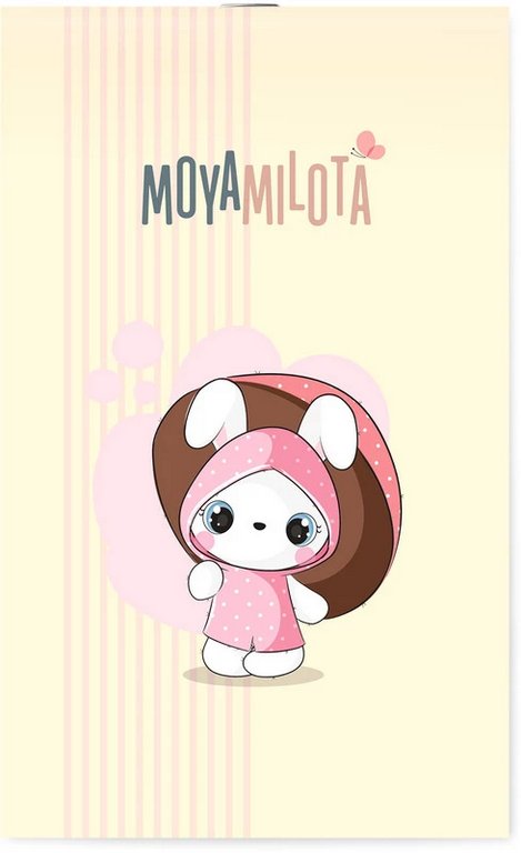 Блокнот А6  30л., 105*148 мм, на скрепке Lamark "Moya Milota"