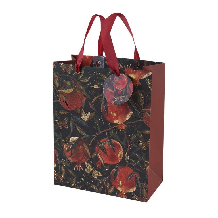 Пакет бумажный 26*32,4см матовый "Flora. Гранат" BrunoVisconti