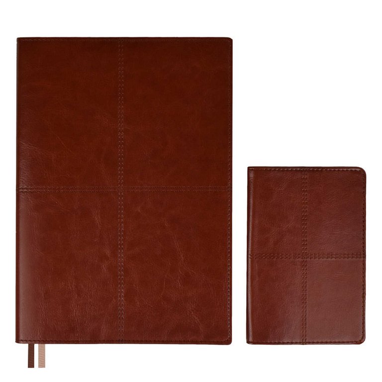 Набор подарочный Escalada "Сариф" (Ежедневник без дат + обложка для паспорта) кожзам