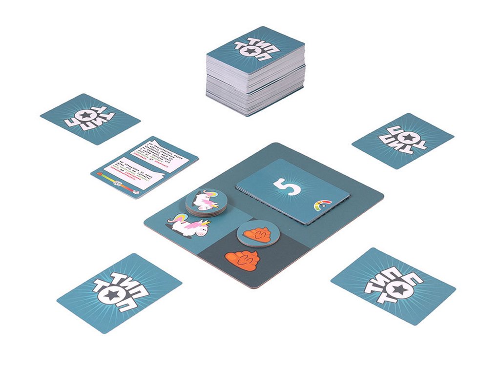 Игра настольная  14+ с карточками "Тип Топ" (4-9 игроков, 30-45 мин) Стиль жизни