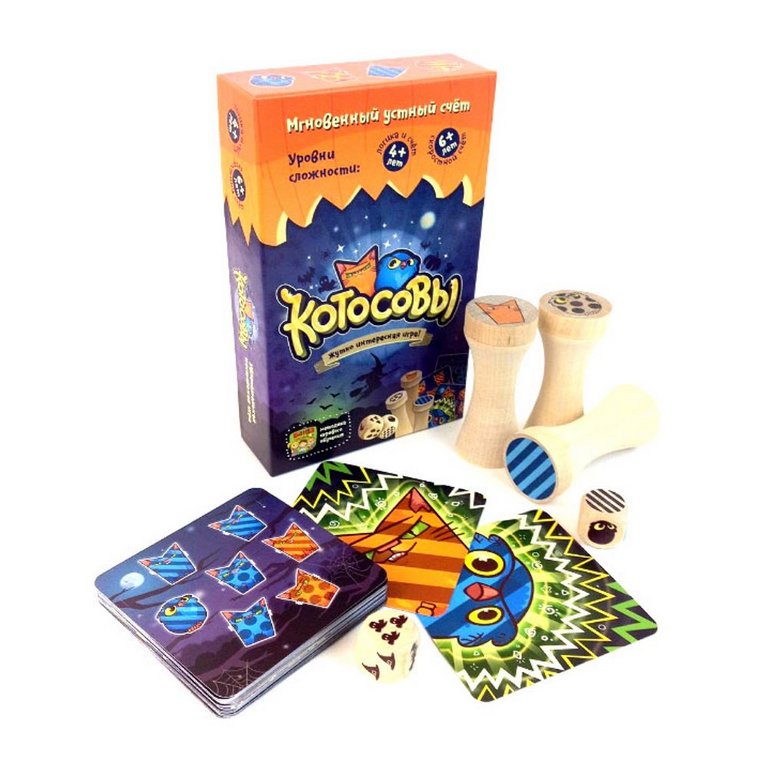 Игра обучающая  Счет "Котосовы" 4/6+ 2-5 игроков БАНДА умников