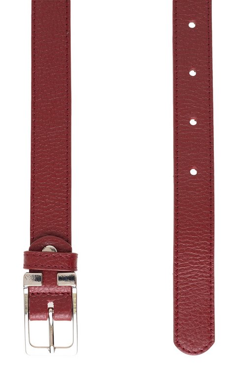 Ремень Alliance нат. кожа,  ширина 25мм, гранат