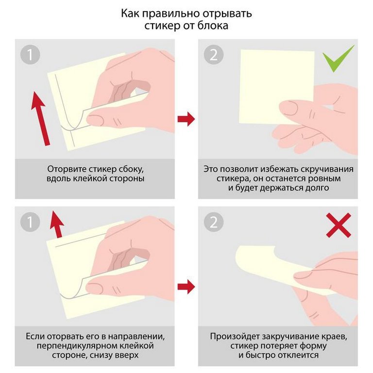 Бумага с клеевым краем  76*76 мм, 100 л, желтый Attache