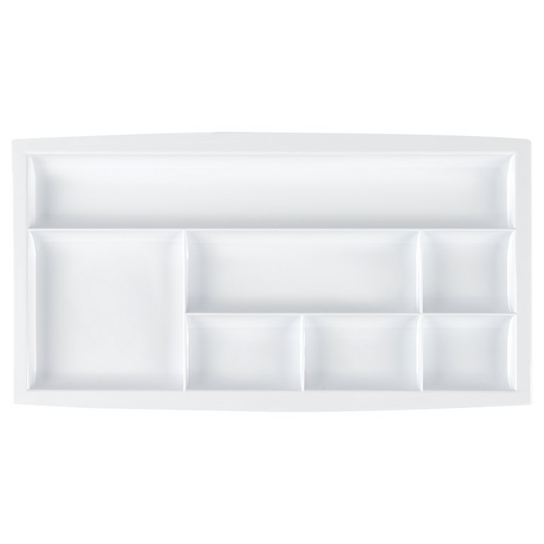 Лоток наст д/канц. принадлеж Стамм "Field" 351*182*20мм, белый