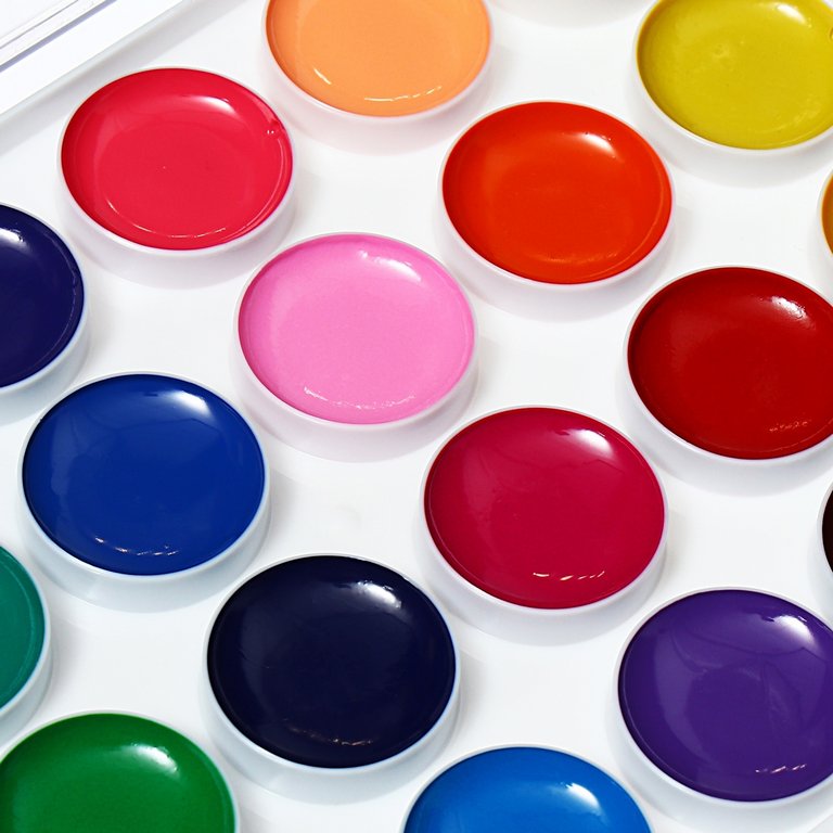 Краски акварельные 24 цв. ErichKrause "Safari" (без кисти, пластиковая упаковка)