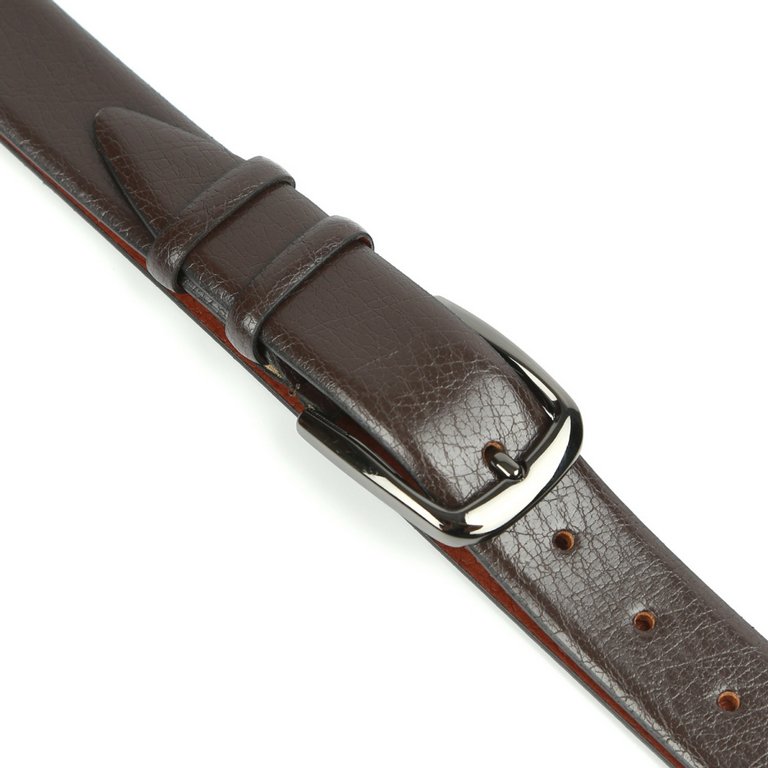 Ремень FABRETTI мужской, натуральная кожа, размер 125, коричневый