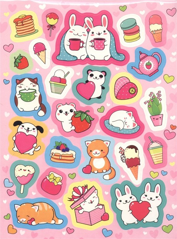 Набор наклеек 100 шт "Самые ми-ми-мишные" Росмэн