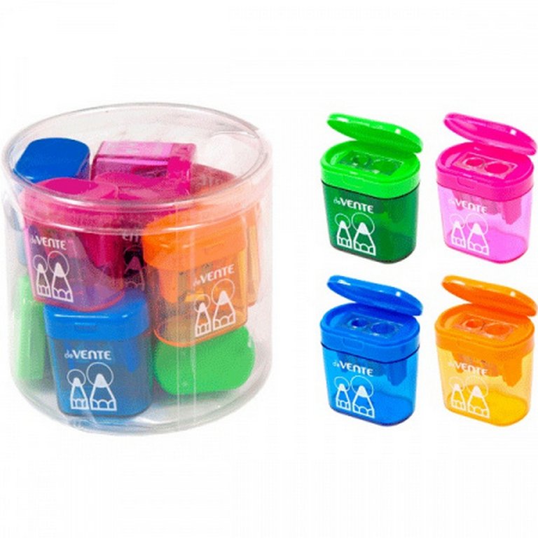 Точилка с контейнером два отверстия deVENTE ассорти