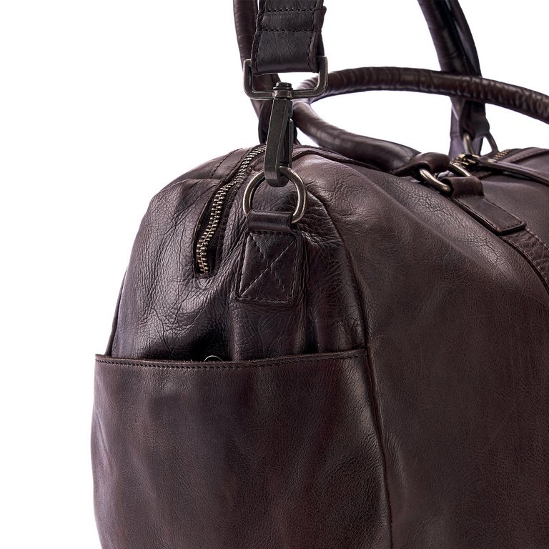 Сумка дорожная Dr.Koffer  50х32х20 см нат. кожа, коричневая