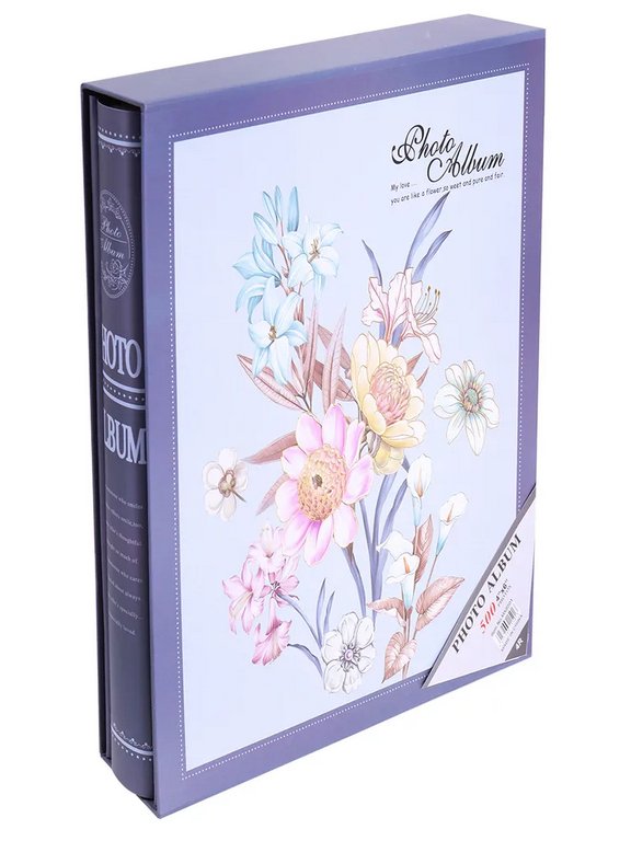 Фотоальбом 500 фото 10*15см "Весенняя радость, нежные цветы" твердая обложка, MILAND