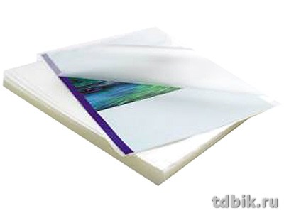 Пленка для ламинирования А7- 70*100 мм 100 мкм (100 шт) глянцевая