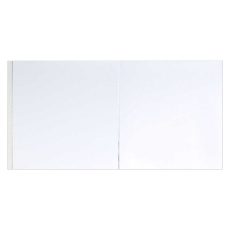 Альбом для рисования  40л. на клею 170*170 " УВЛЕЧЕННЫЙ ЧИТАТЕЛЬ" откидная крышка