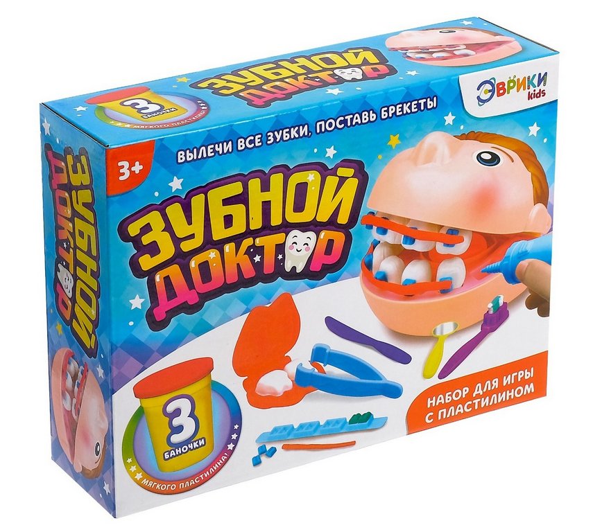 Игра развивающая "Зубной доктор" 3+, ЭВРИКИ