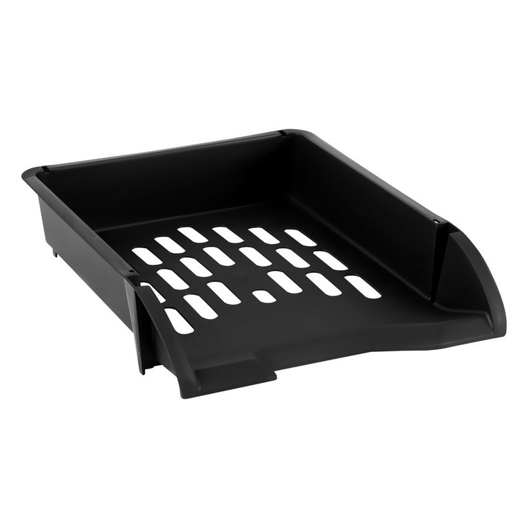 Лоток горизонтальный Стамм Лидер черный