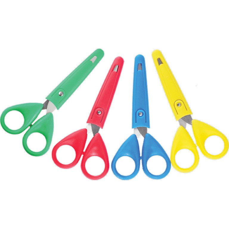 Ножницы 130 мм детские закругленные лезвия, в пластиковом чехле deVENTE "Cosmo"