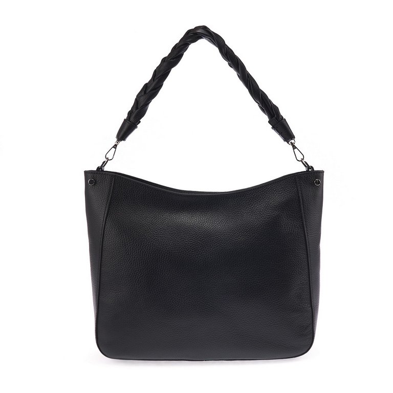 Сумка женская Dr.Koffer 35х26х10см см, нат.кожа черная